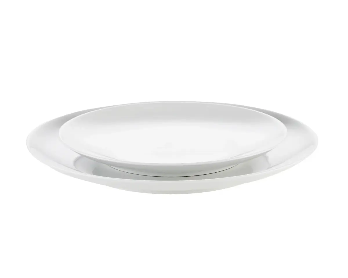 Cecil tallerken hvit, Ø21 cm