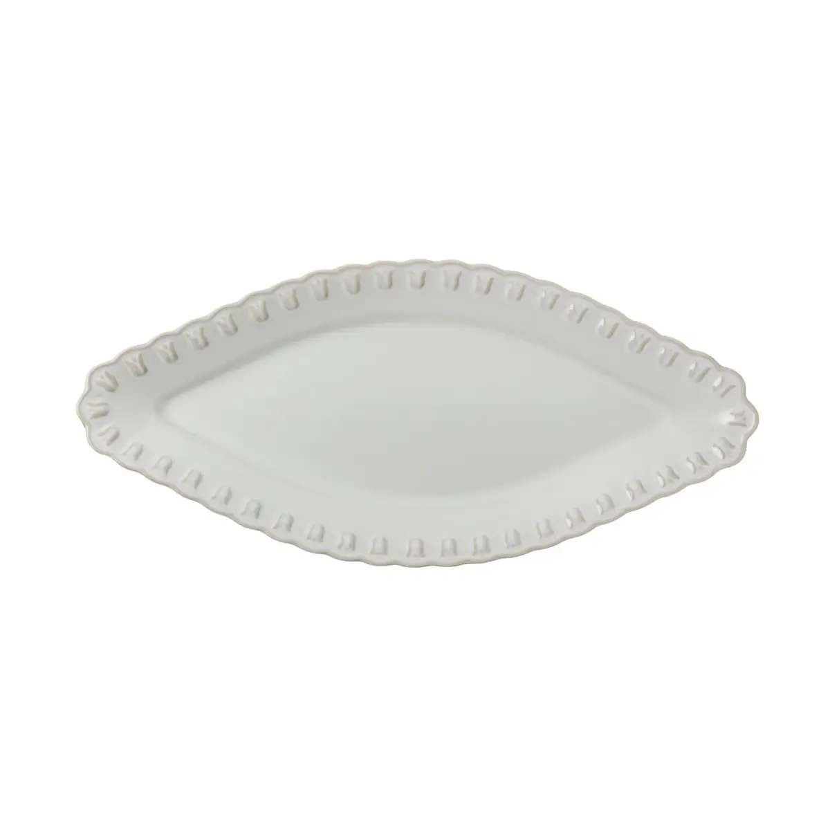 Tulipa ovalt fat 20x45 cm, White