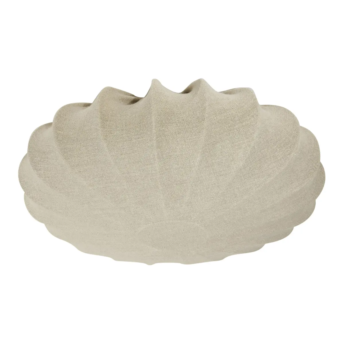 Stonewash plafond Ø42 cm, Natur