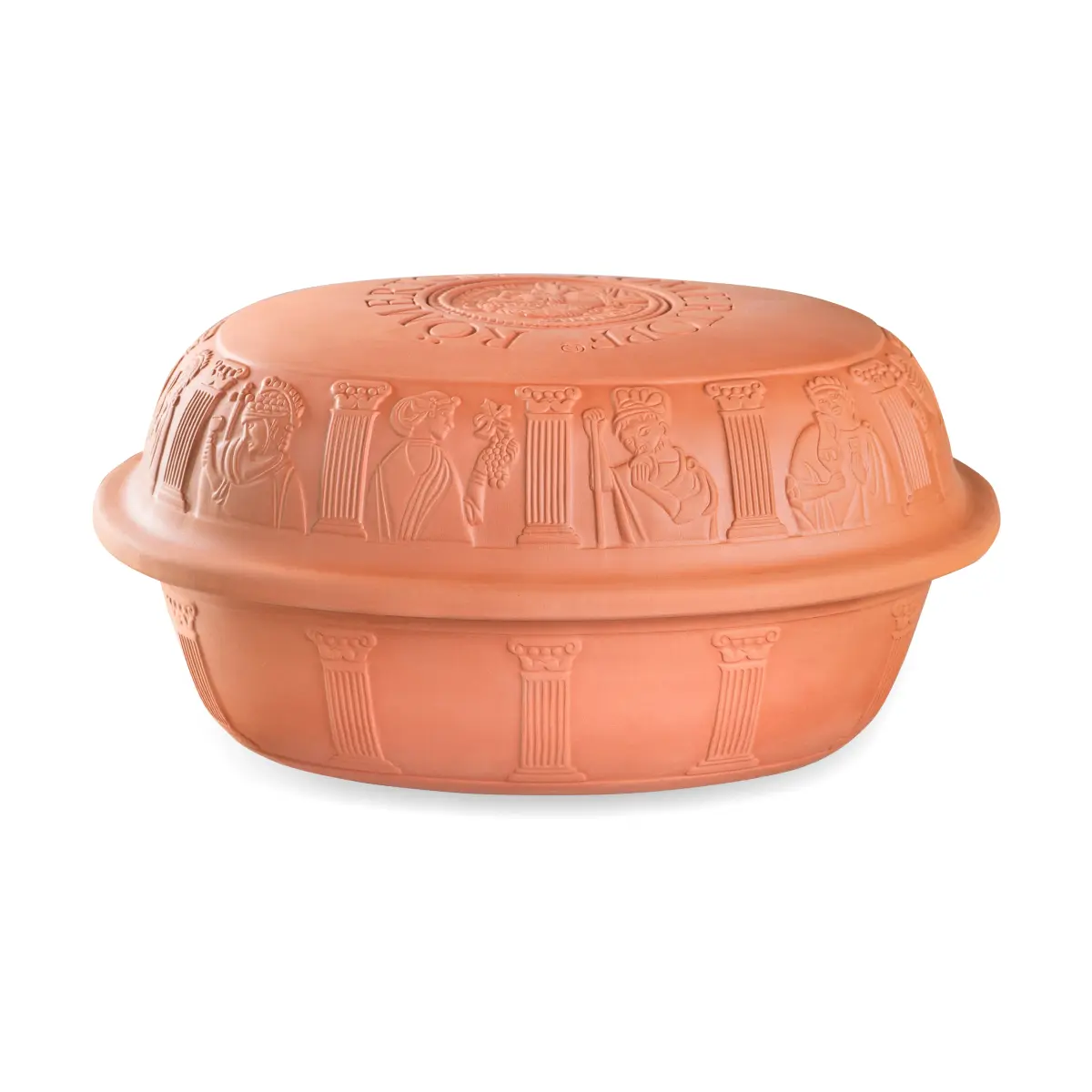 Lergryte classic maxi terrakotta, 8 pers