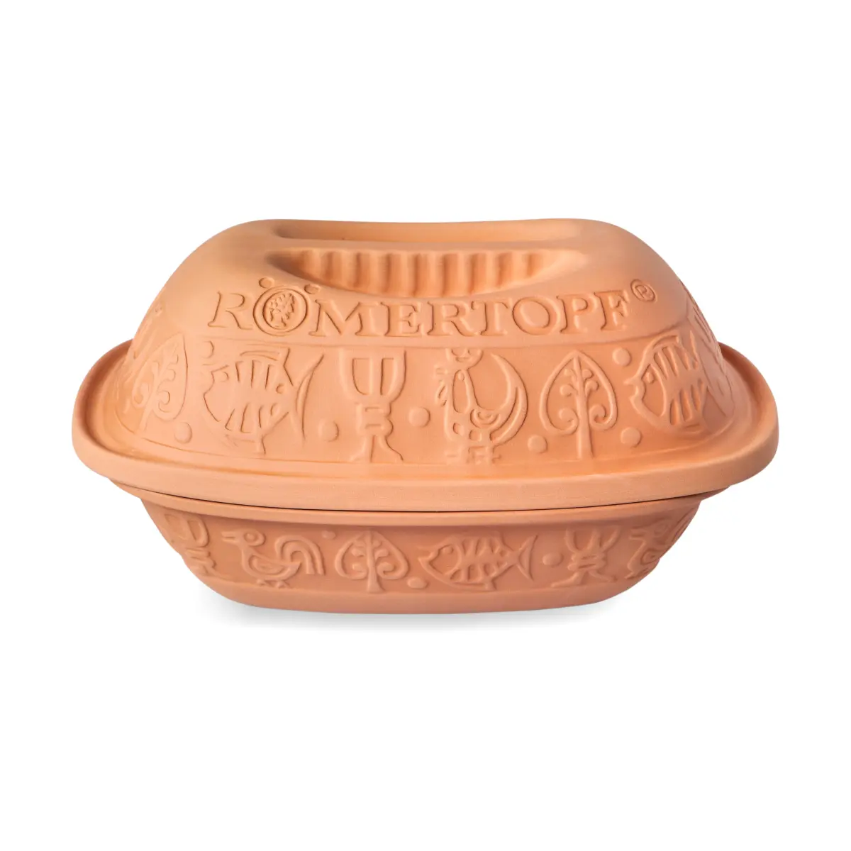 Lergryte classic terrakotta, 2 pers.