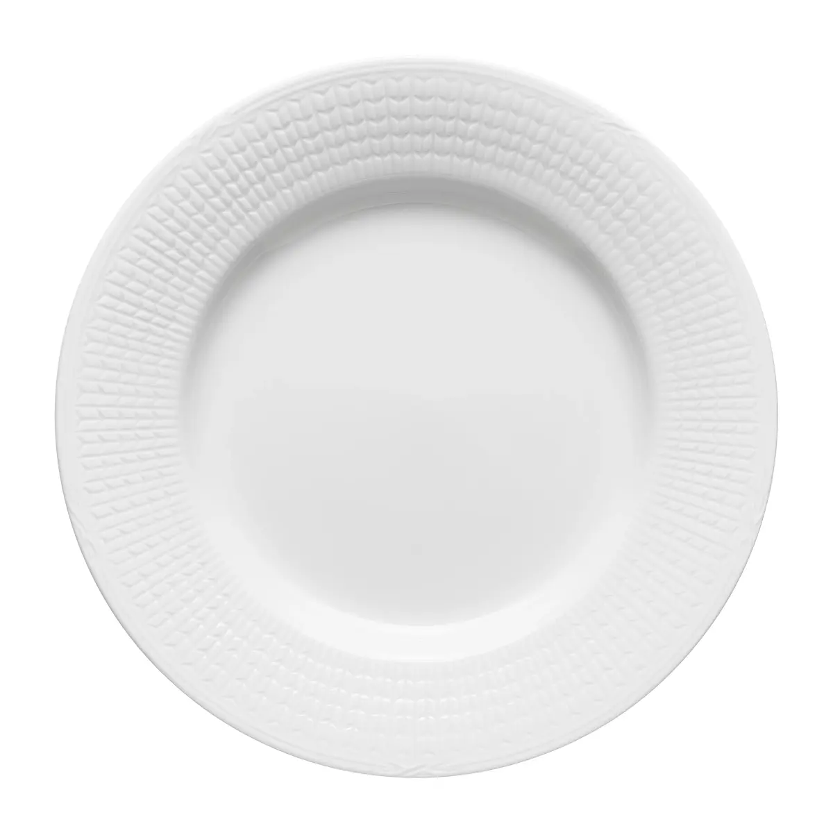 Swedish Grace tallerken Ø24 cm, Snø (hvit)