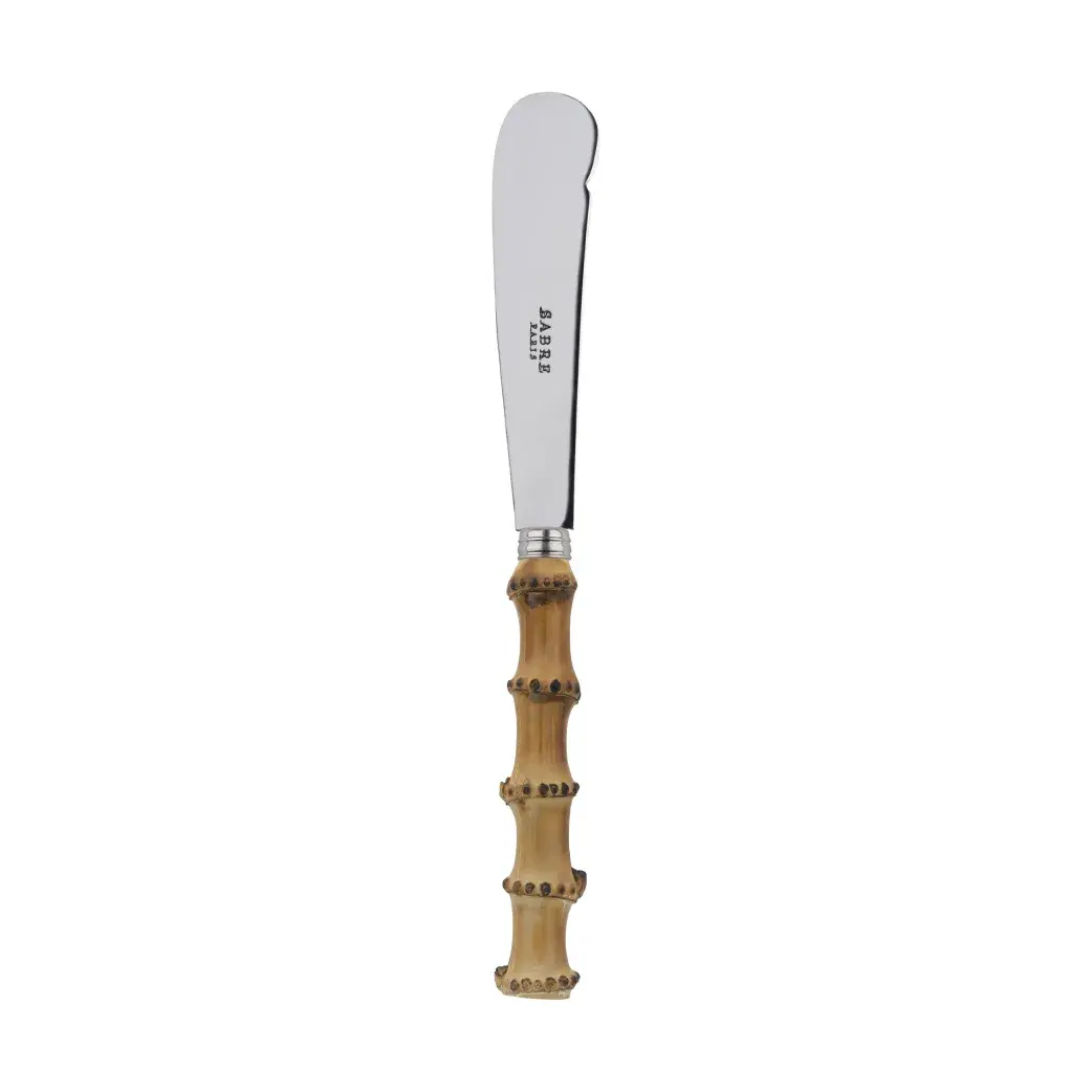 Panda smørkniv 16 cm, Bamboo light