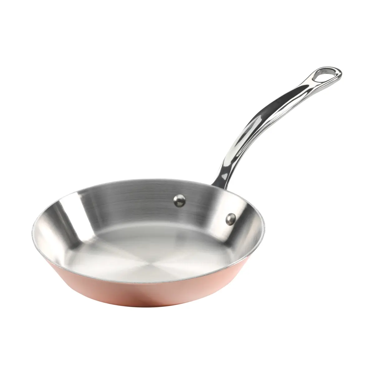 Samuel Groves stekepanne kobber, Ø20 cm