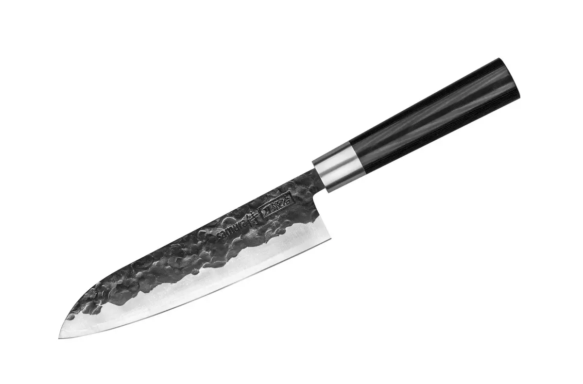 Blacksmith Santokukniv 18 cm, Svart