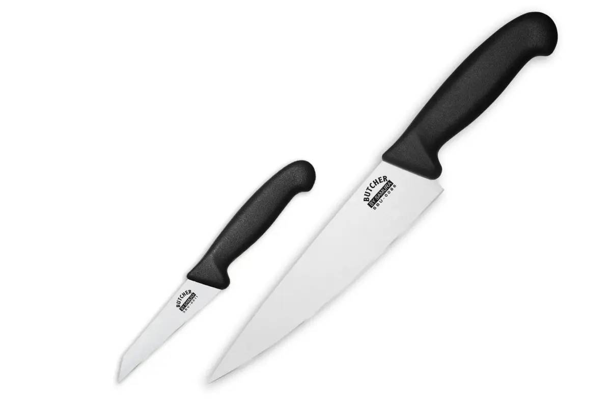 Butcher knivsett 2 deler, Kniver