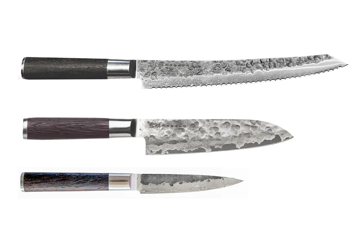 Satake knivsett 3 deler, Stål