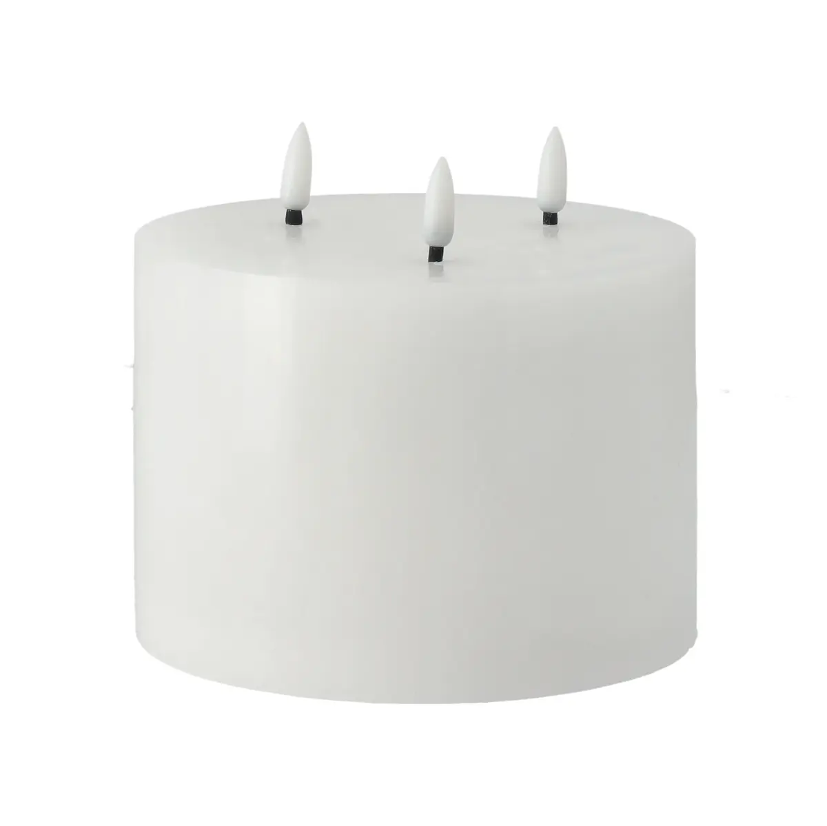 Bright Melt blokklys LED 3 veker 13 cm, Hvit