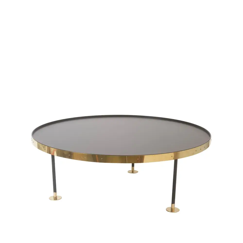 Sofabord 12, Ø 110 cm, sort