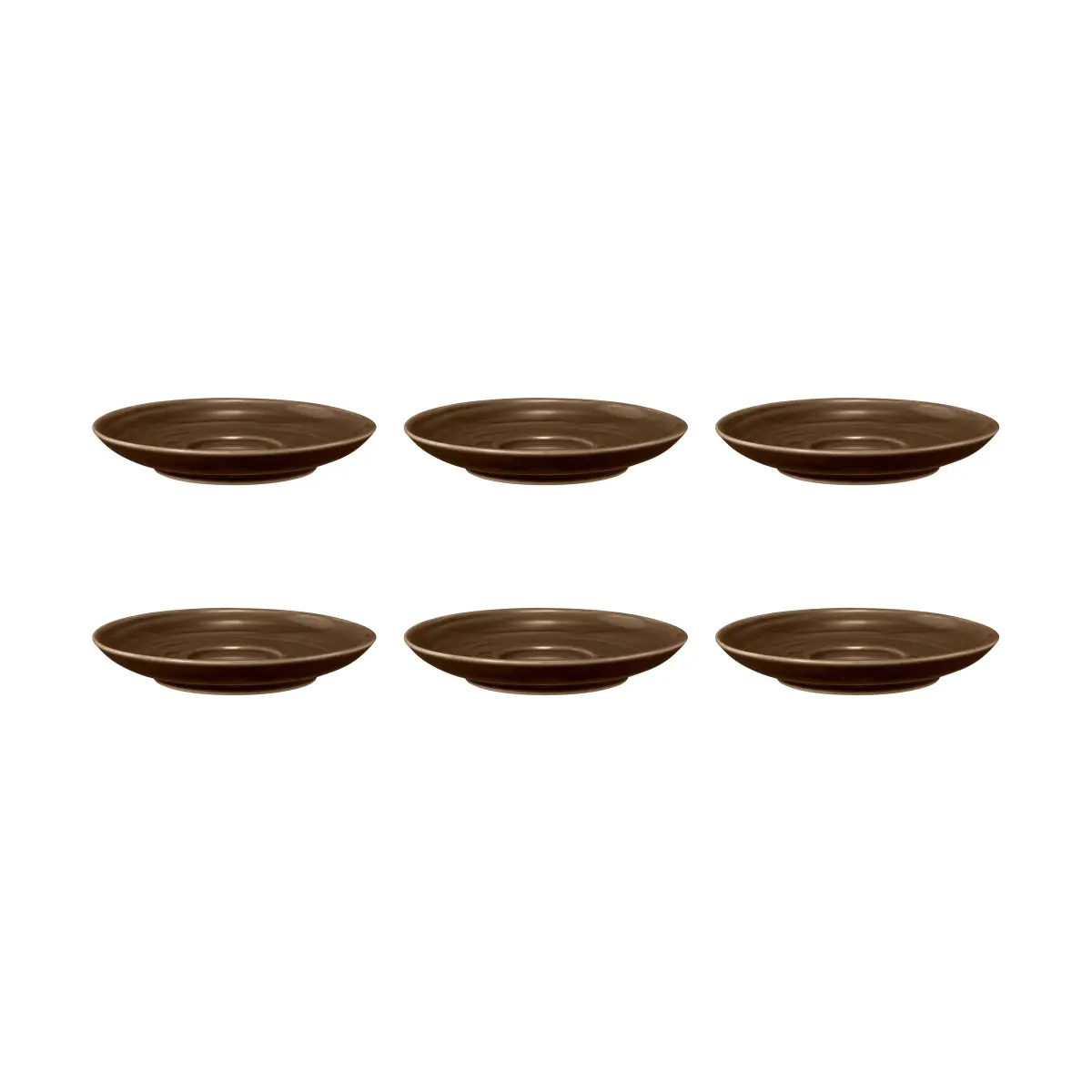 Terra kaffefat Ø 12 cm 6-pakning, Earth Brown
