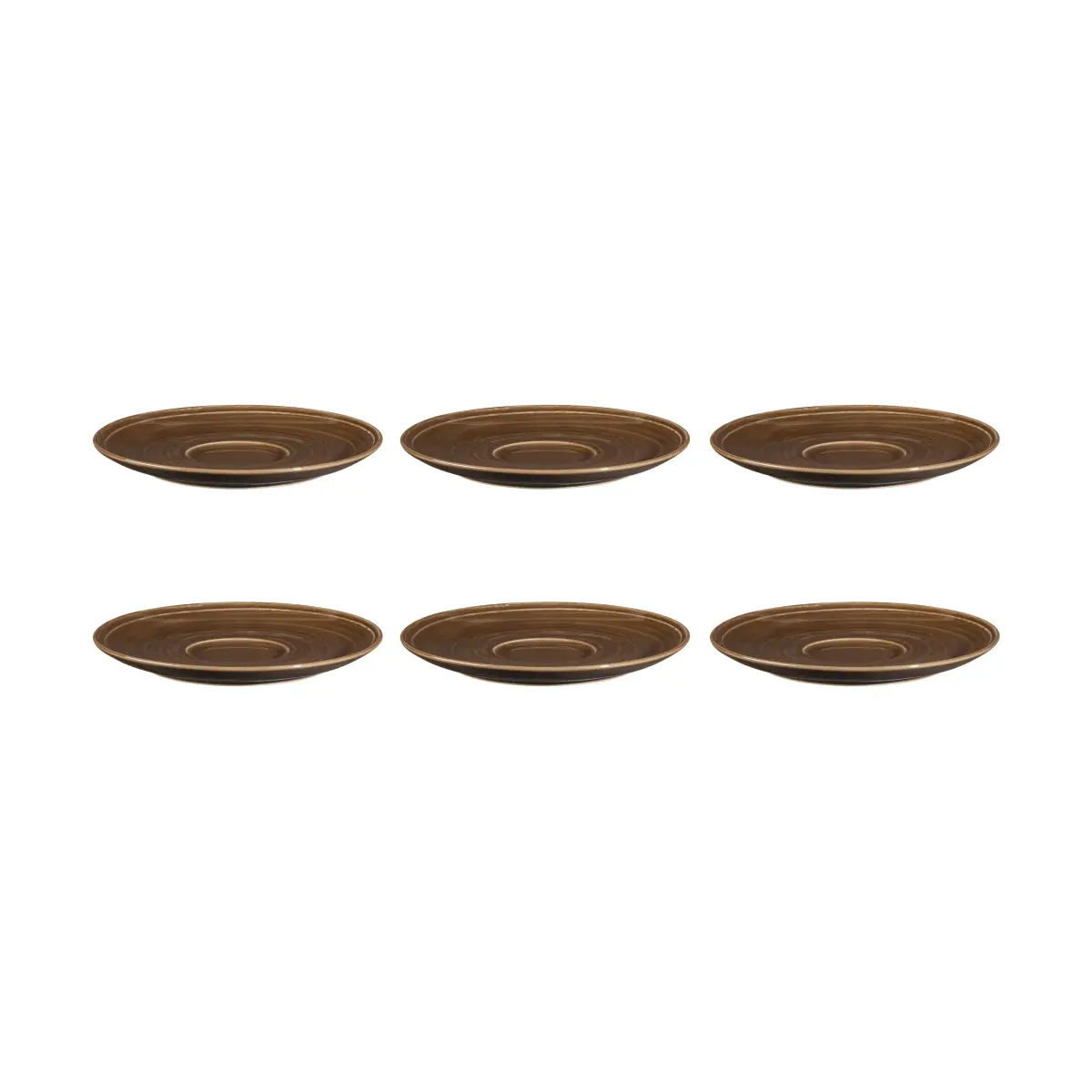 Terra kaffefat Ø 16,1 cm 6-pakning, Earth Brown