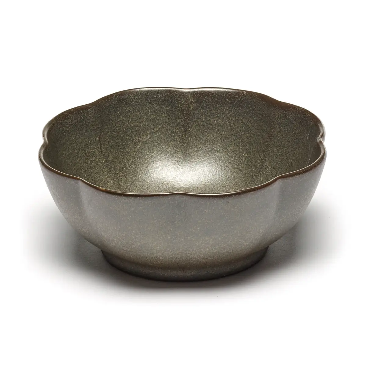 Inku riflet skål XL Ø15 cm, Green