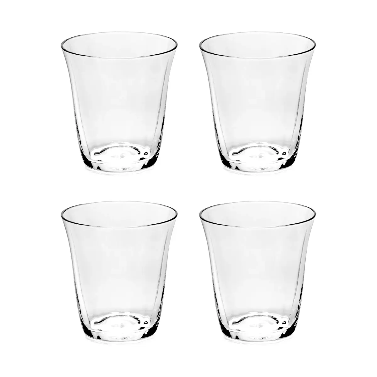Silhouette dobbelt espressoglass 11 cl 4-pakn., Clear