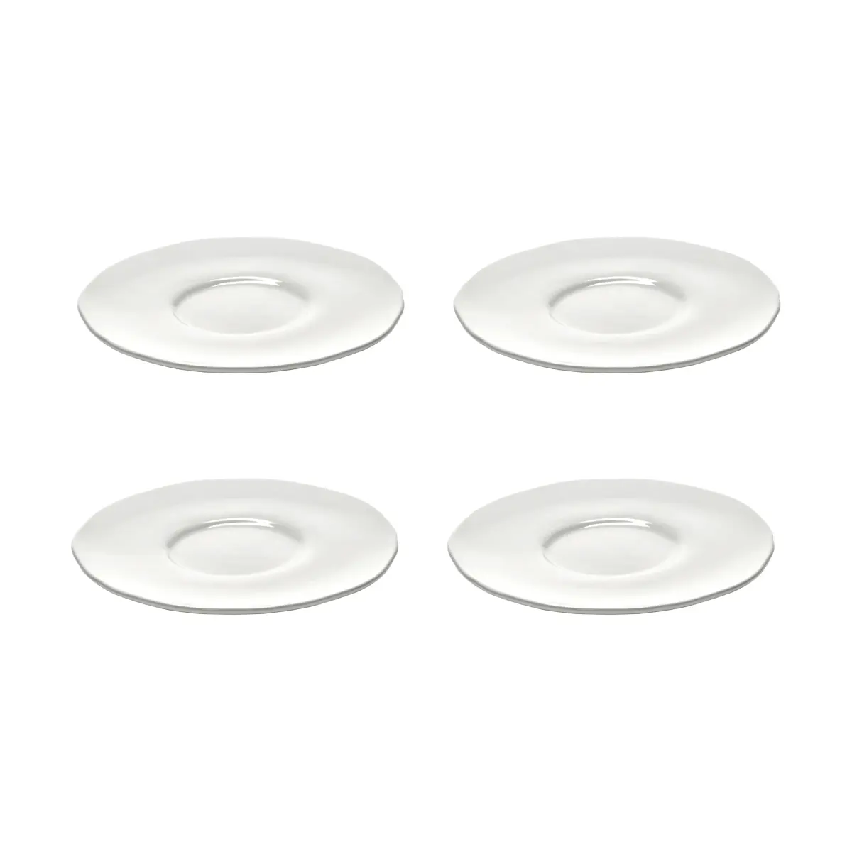 Silhouette fat til kaffekrus Ø12,7 cm 4-pakn., White