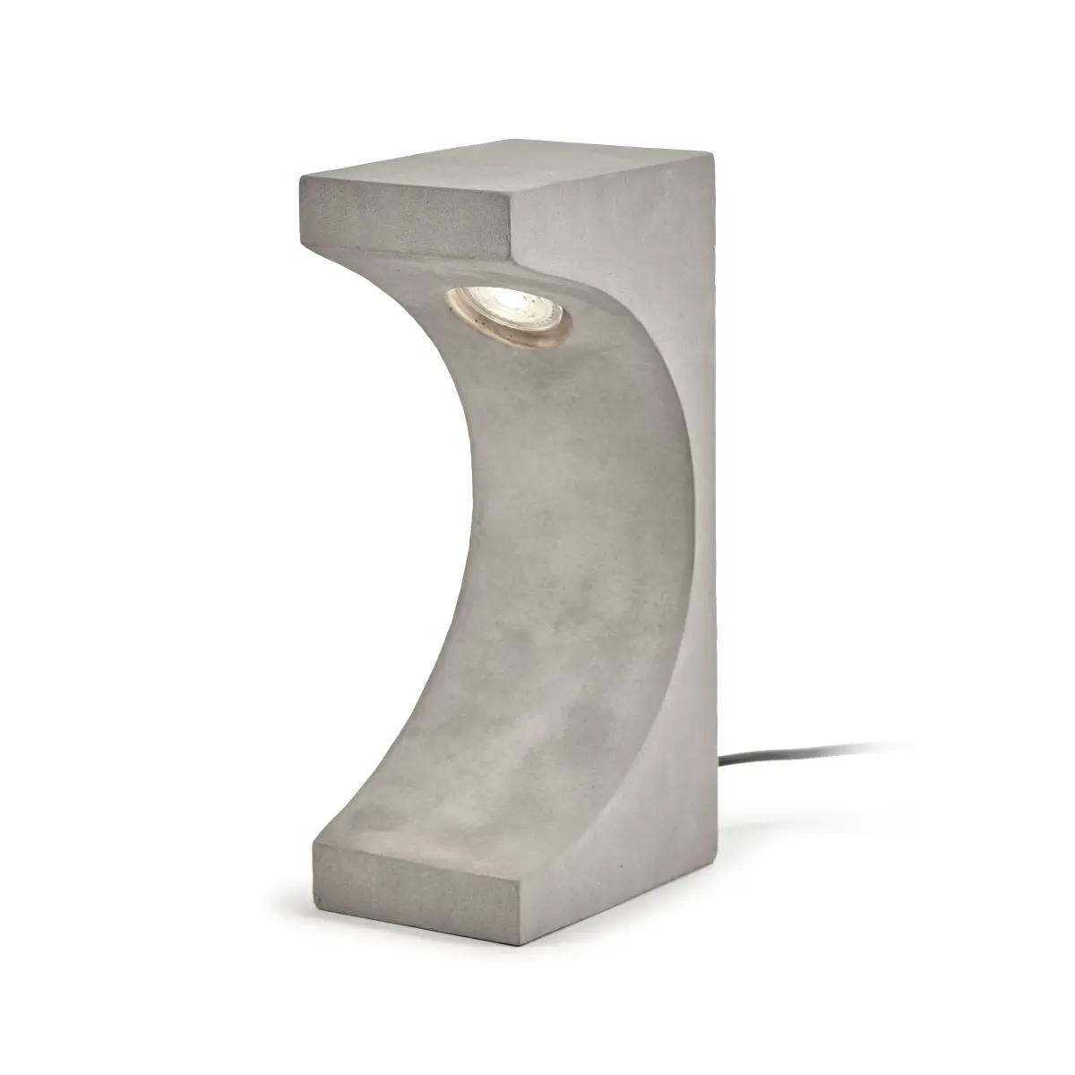 Tangent Concrete bordlampe 33 cm, Grey