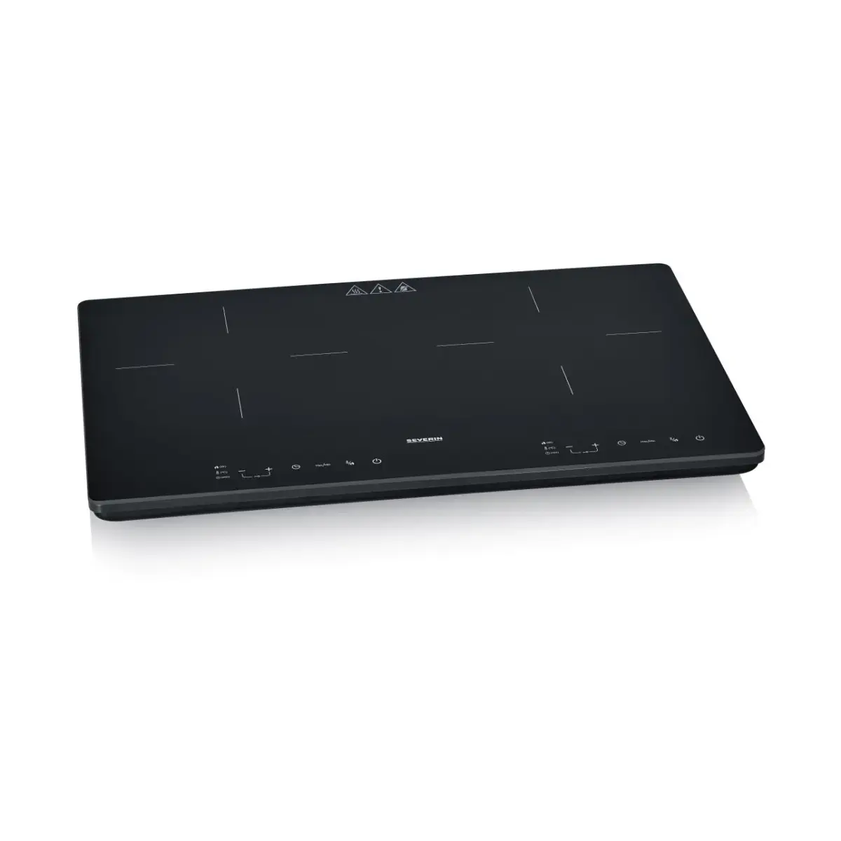 Severin induksjonsplate dobbel KP 1032, Black