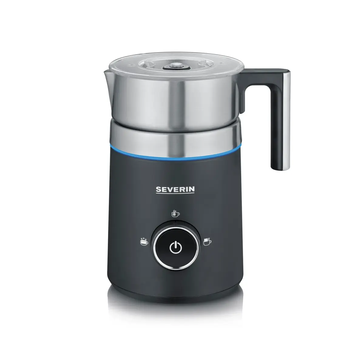 Severin SM 3585 Spuma melkeskummer 500 ml, Svartgrå