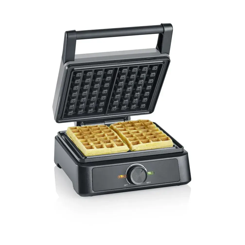 Severin vaffeljern belgiske vafler WA 2125, Black