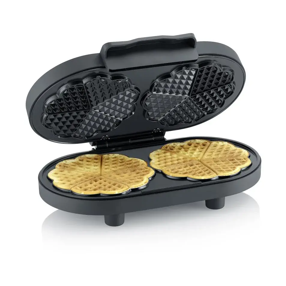 Severin vaffeljern dobbel WA 2118, Black