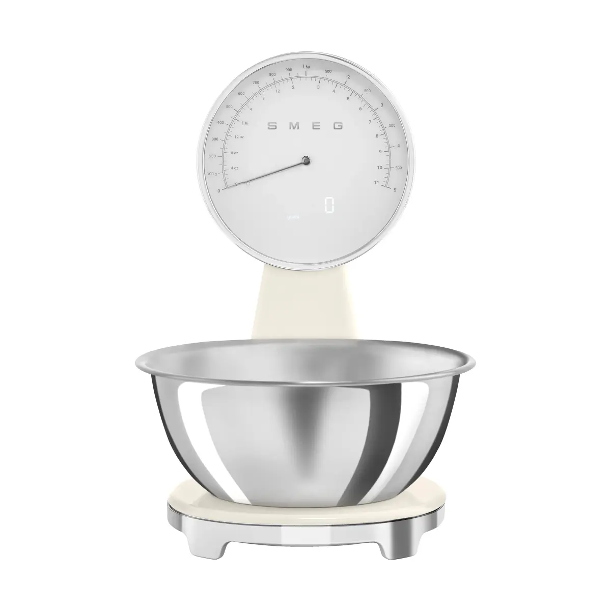 Smeg 50's Style analog kjøkkenvekt, Creme