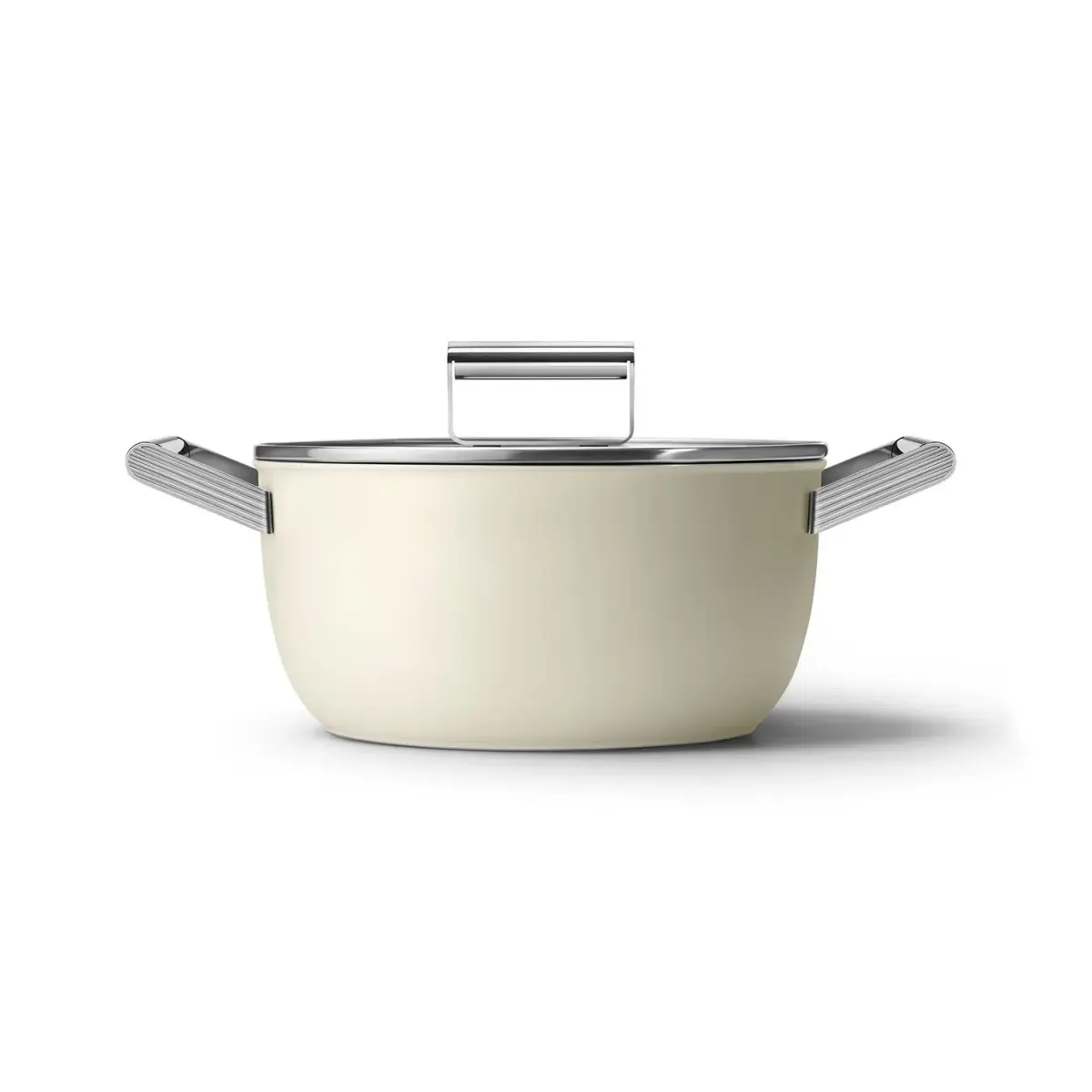 Smeg 50's style gryte keramisk Ø24 cm, Cream