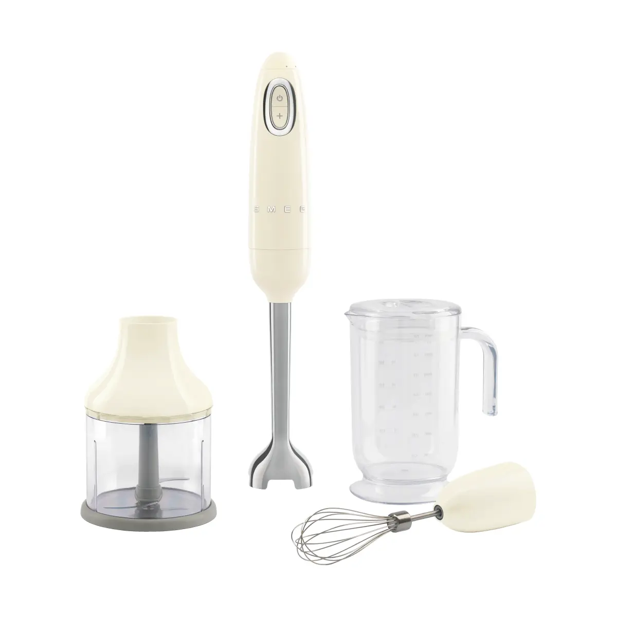 Smeg 50's Style stavmikser sett 4 deler, Creme