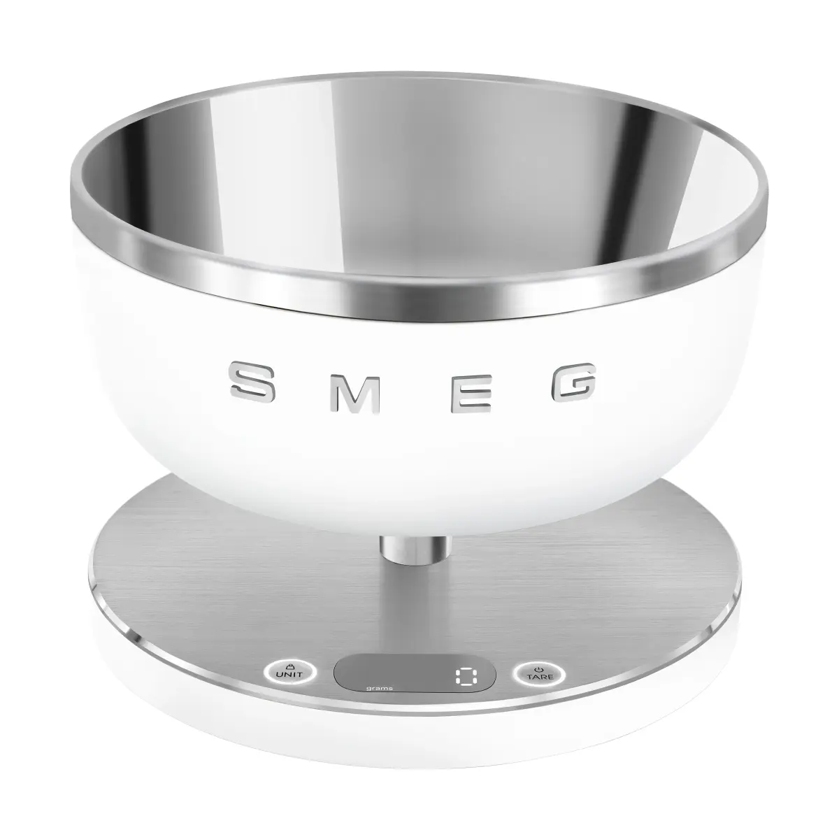 Smeg digital kjøkkenvekt, White