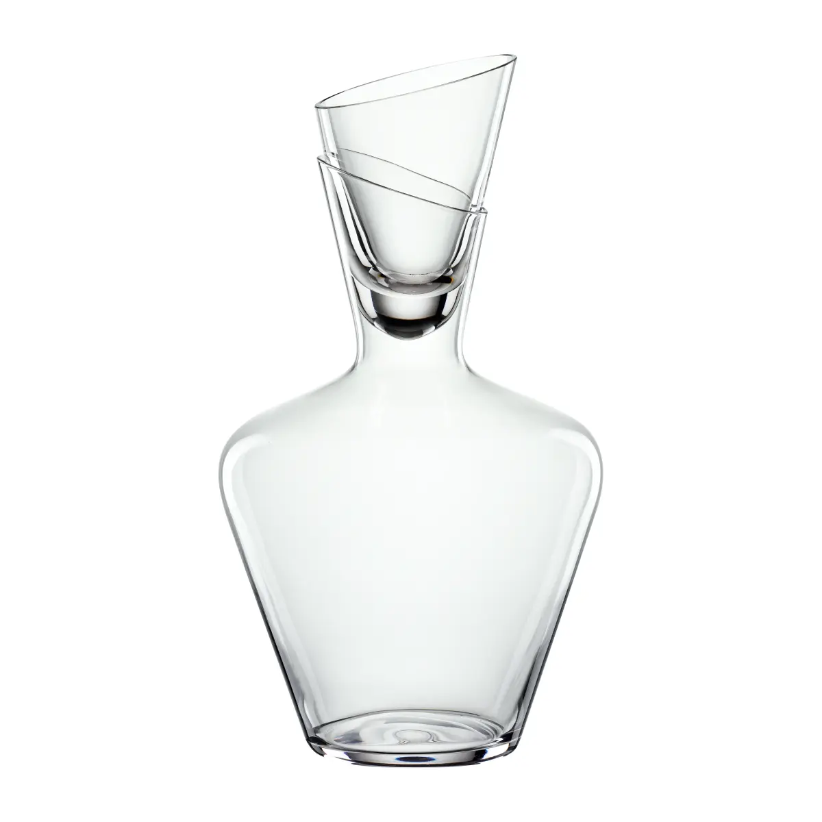 Definiton vinkaraffel med propp 1 l, Klar
