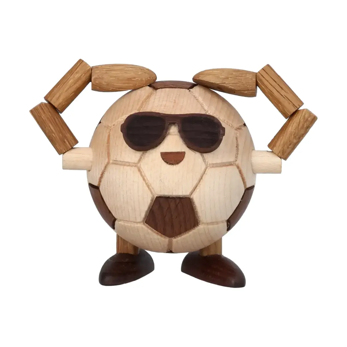 Billy Ball fotballfigur, Beige, 8x6,5x6,7 cm