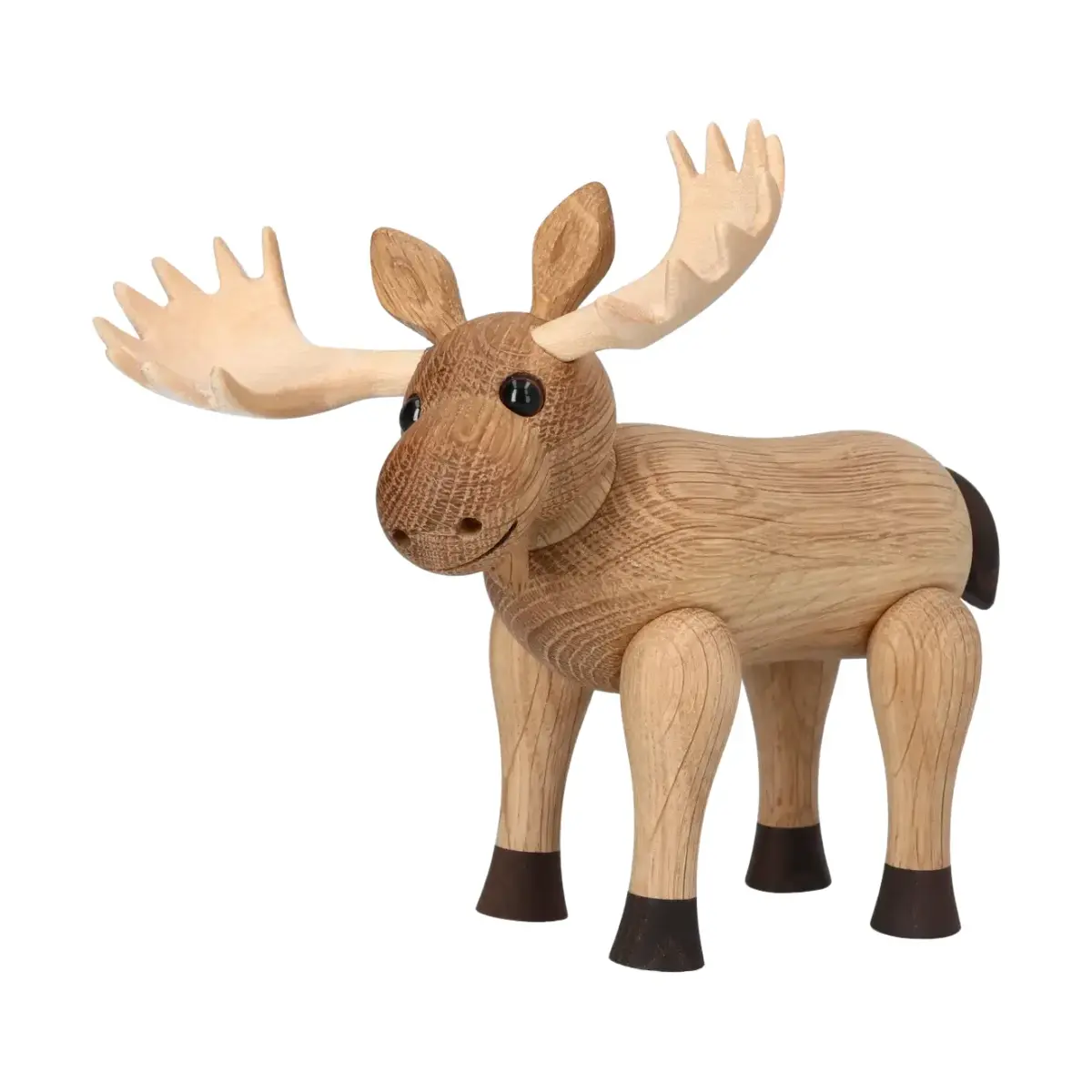 Harald elgfigur, Beige, 15,5x13x14 cm