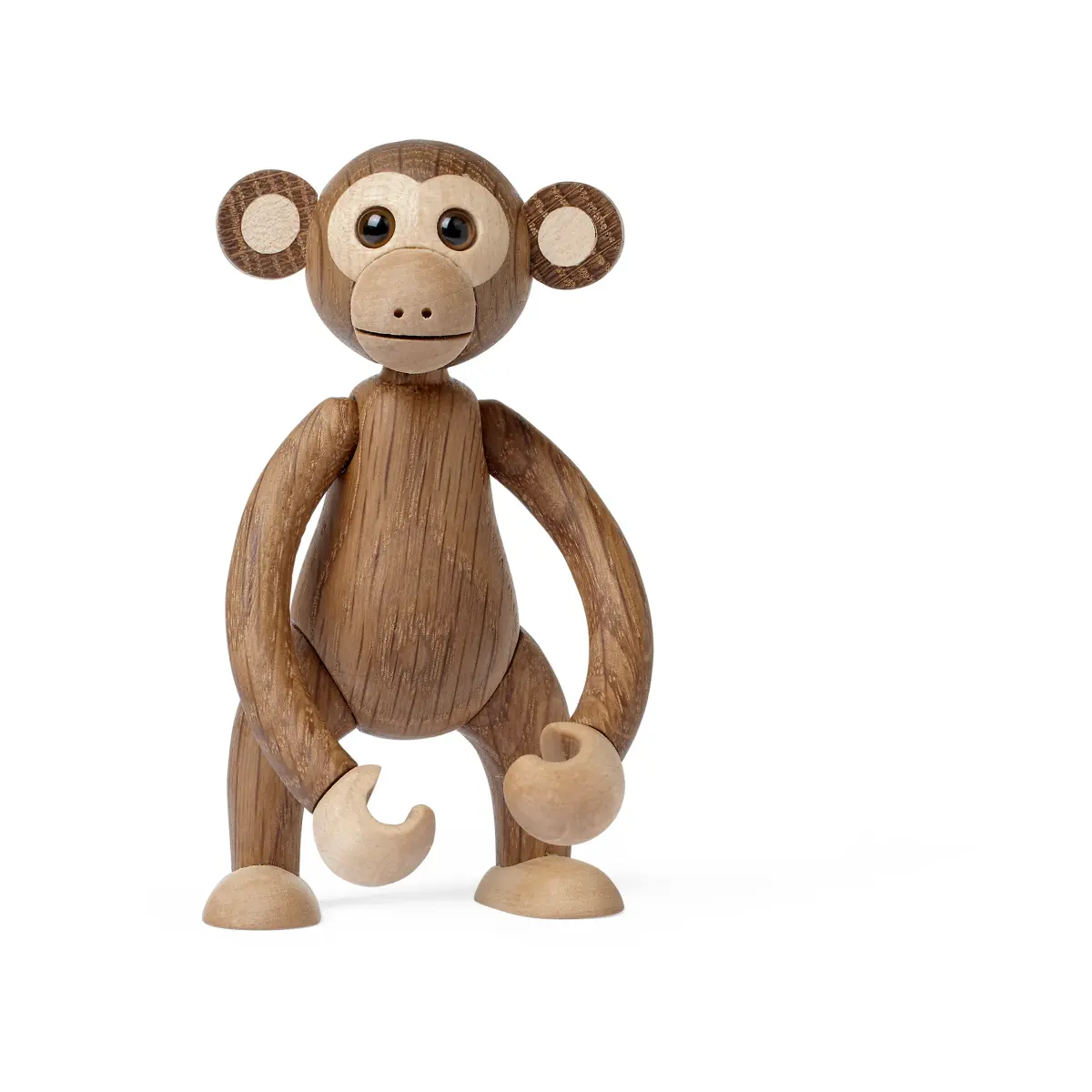 Jolly ape dekorasjon 11 cm, Eik