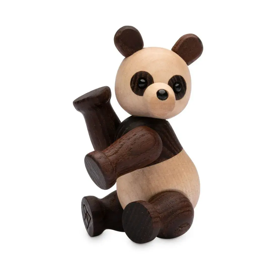 Pixi Panda dekorasjon Lønn 9 cm, Brun