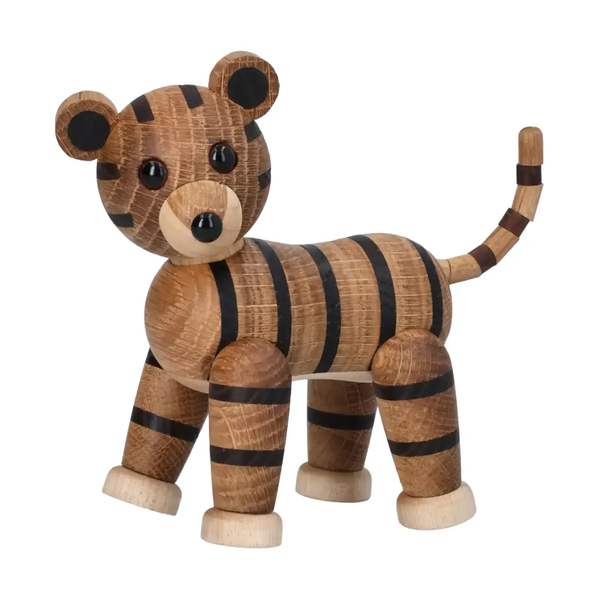 Shiva tigerfigur, Beige, 12x6x12 cm
