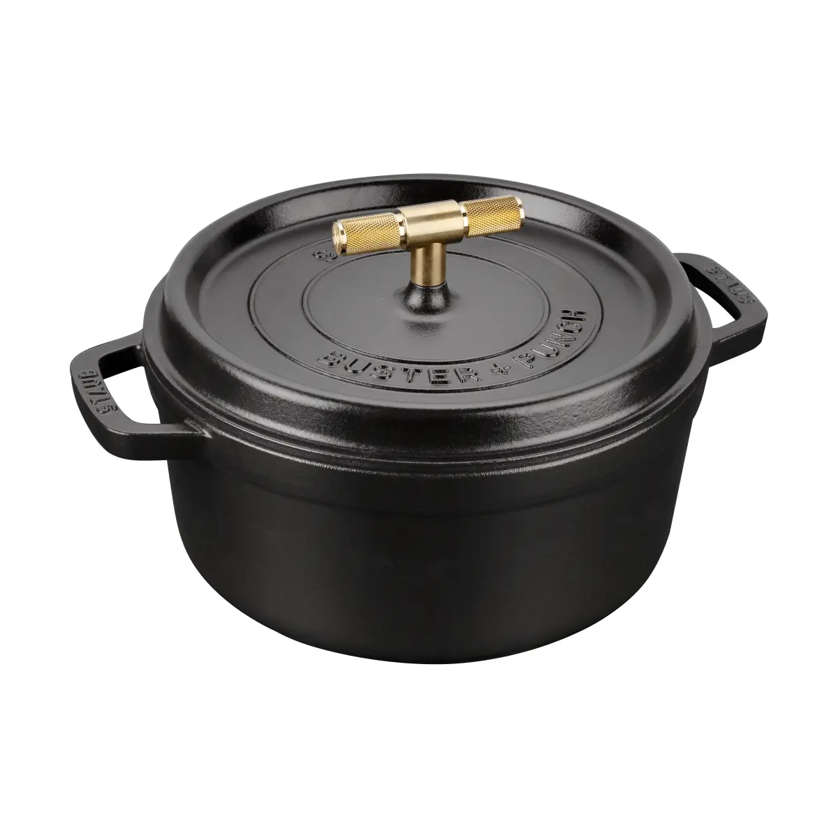 Buster & Punch gryte støpejern messing, 3,8 L