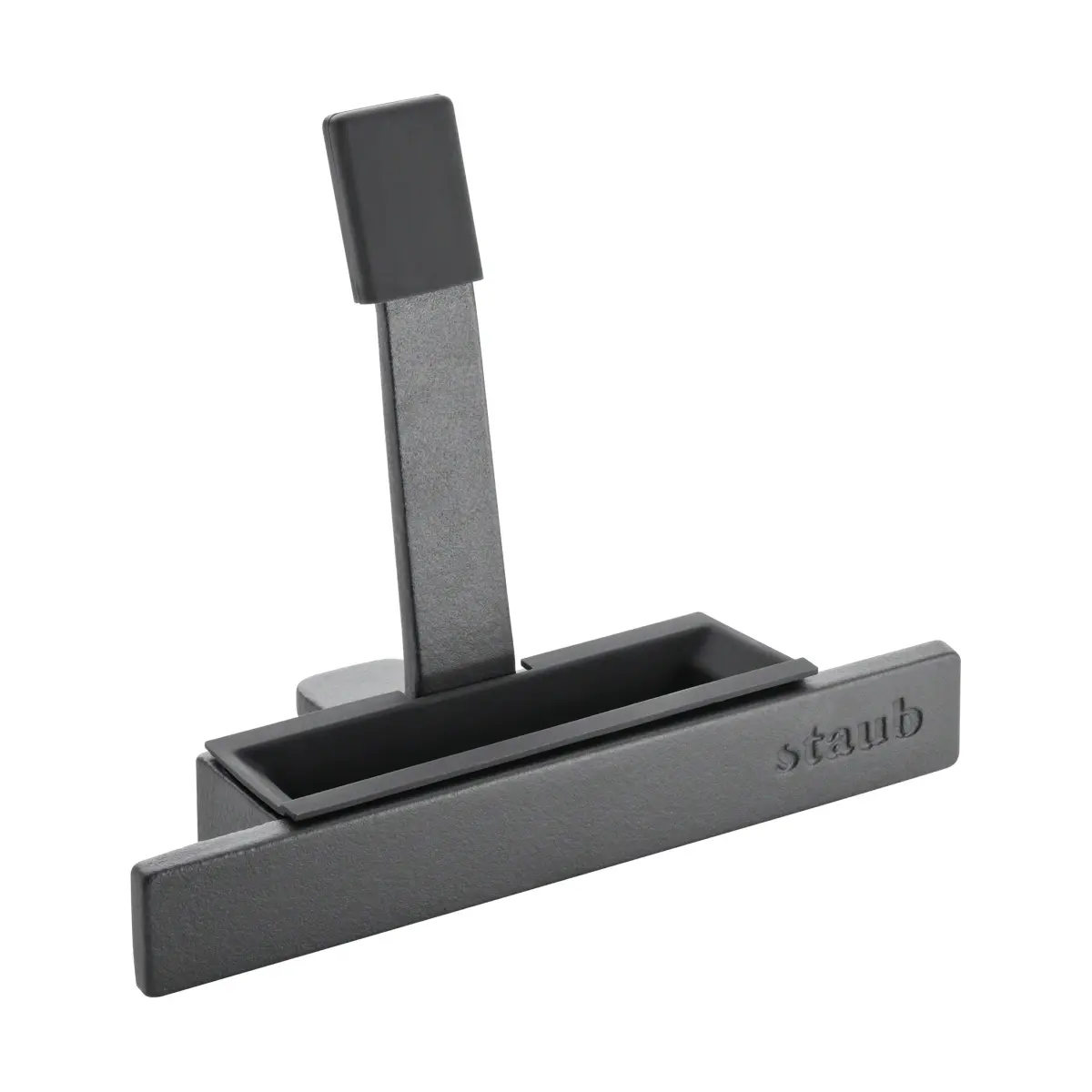 Staub lokkholder støpejern-silikon, Svart
