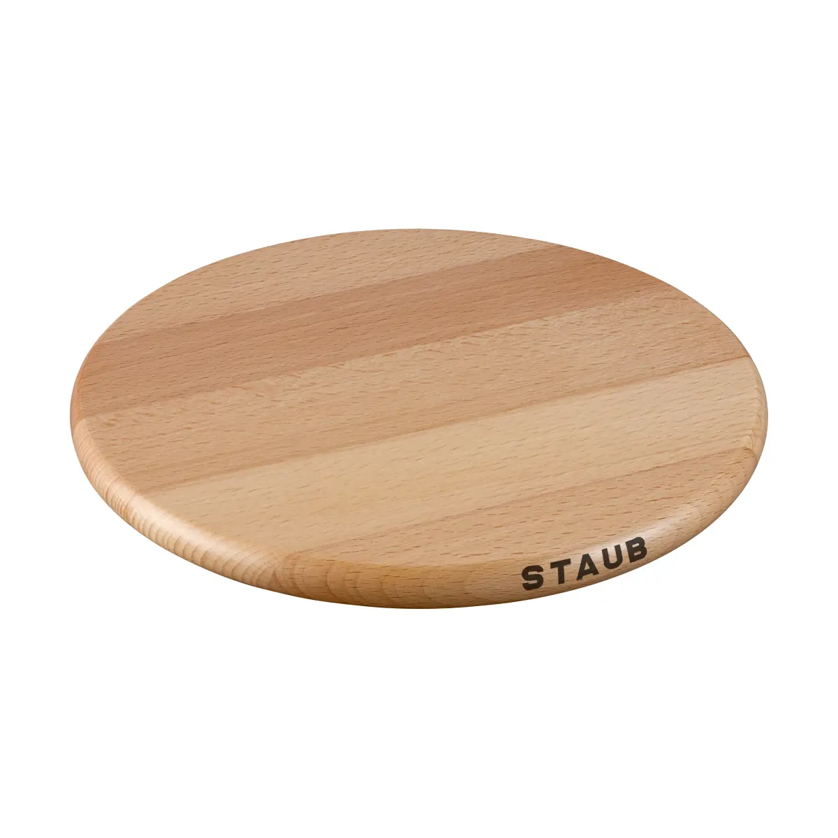 Staub magnetisk gryteunderlag rund bøk, 23 cm