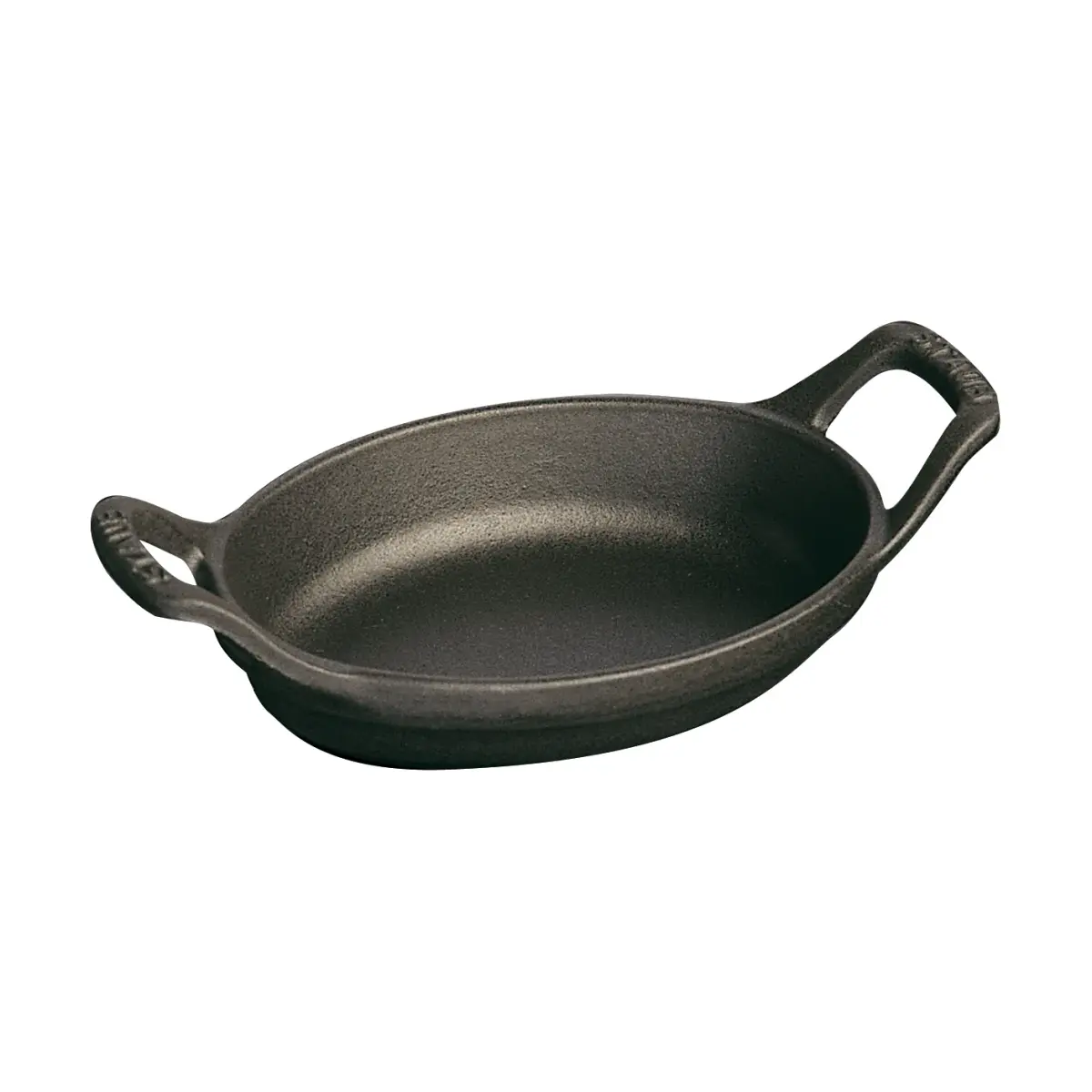 Staub oval ovnsform støpejern 37 cm, Svart