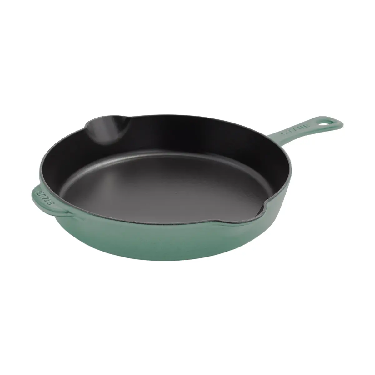Staub stekepanne støpejern med helletut Ø28 cm, Eukalyptus