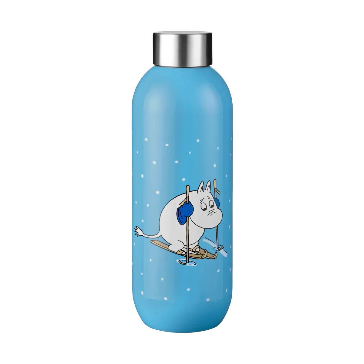 Keep Cool Moomin termosflaske 0,6 l, Moomin skiing