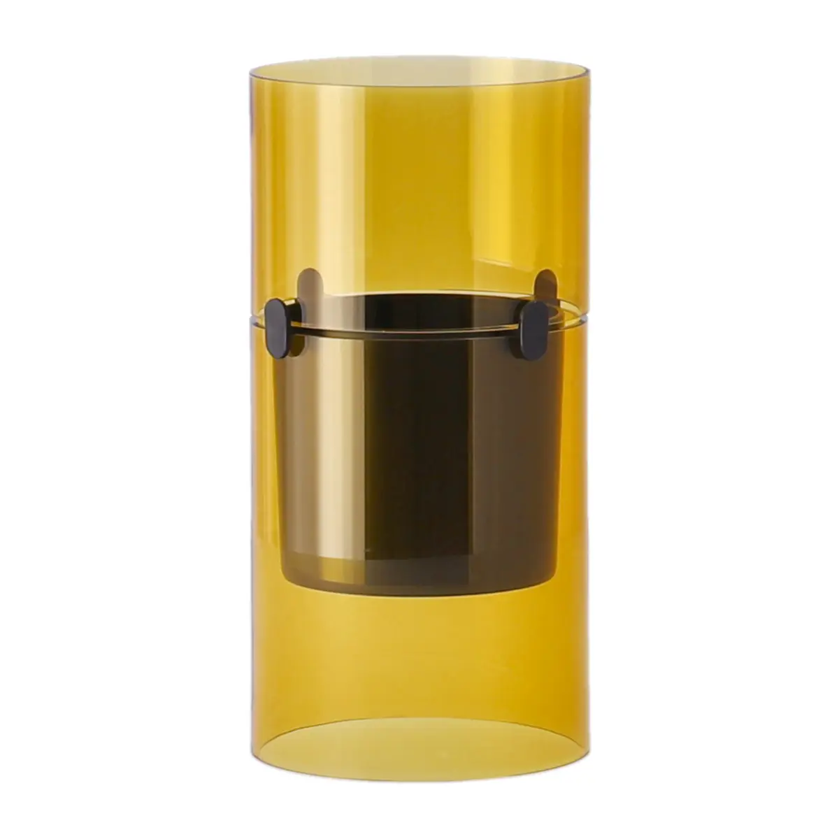 Lucie oljelampe 17,5 cm, Amber