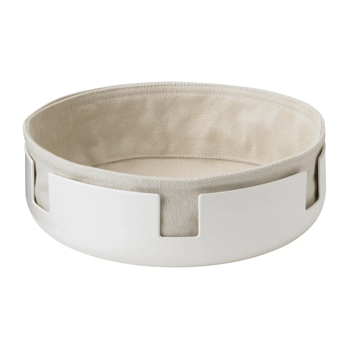 Luna brødkurv Ø21,5 cm, Soft white