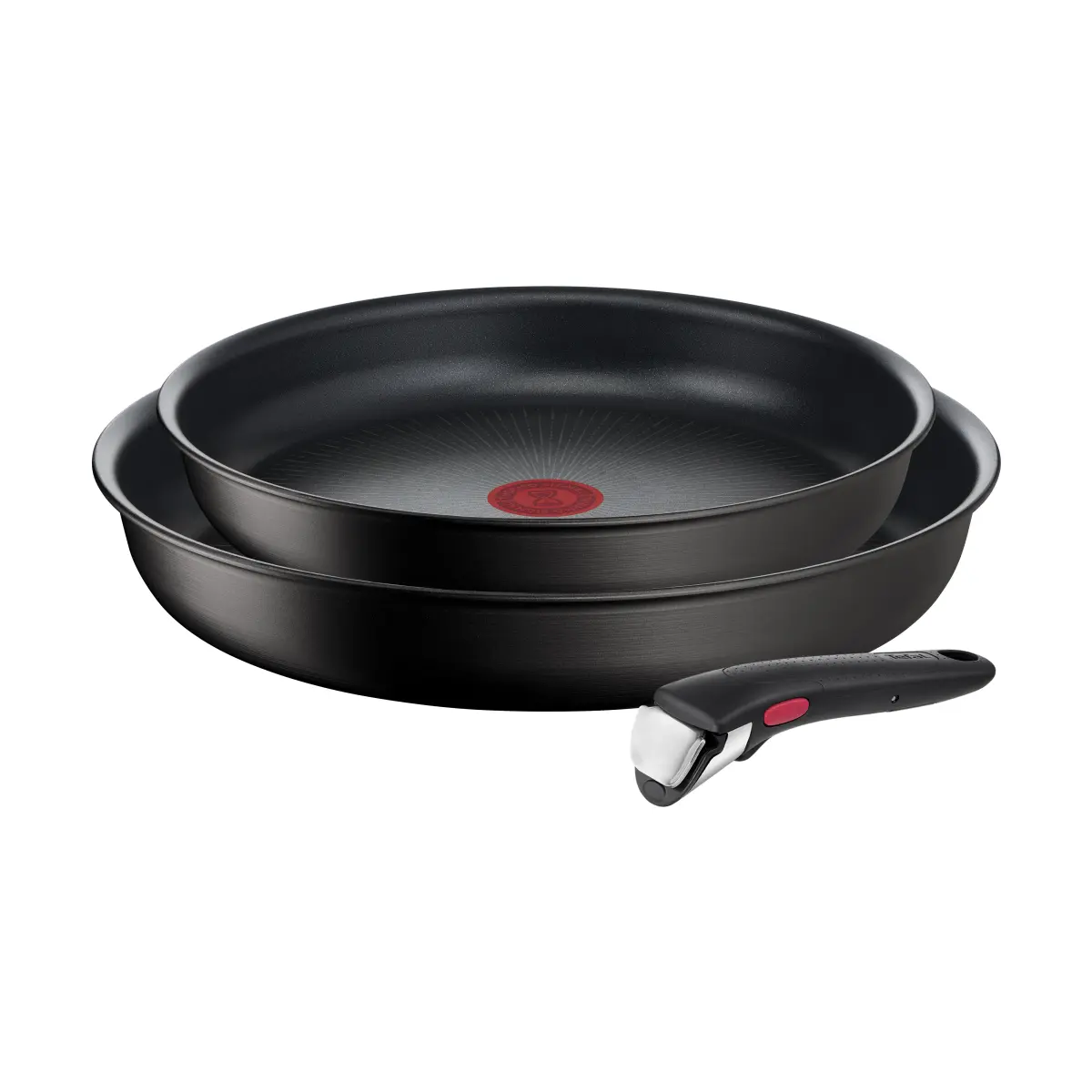 Ingenio Unlimited stekepannesett 3 deler, Sort