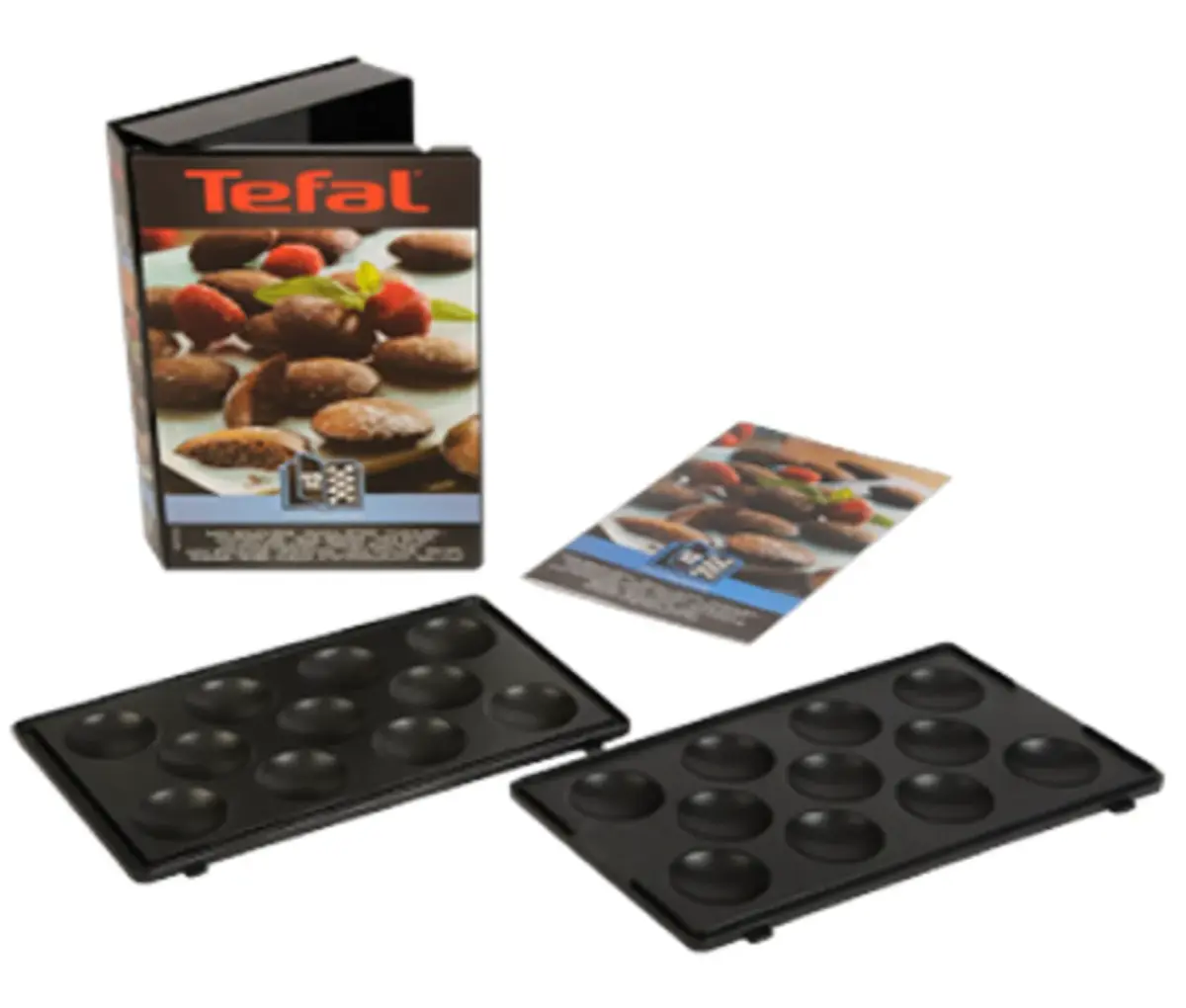 Snack Collection kakeplater til sandwichgrill, Svart