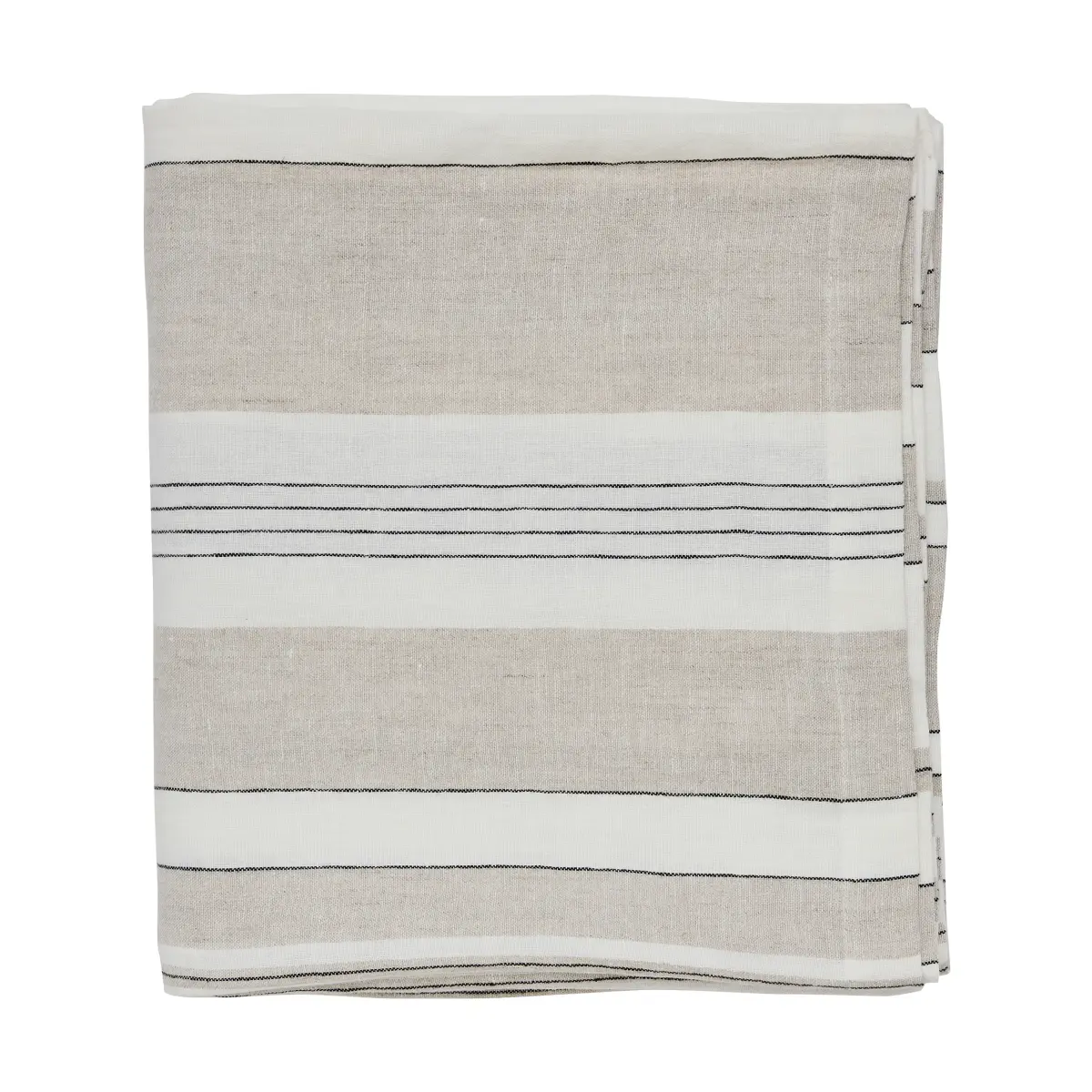 Noah bordduk, Beige stripe, 145x270 cm