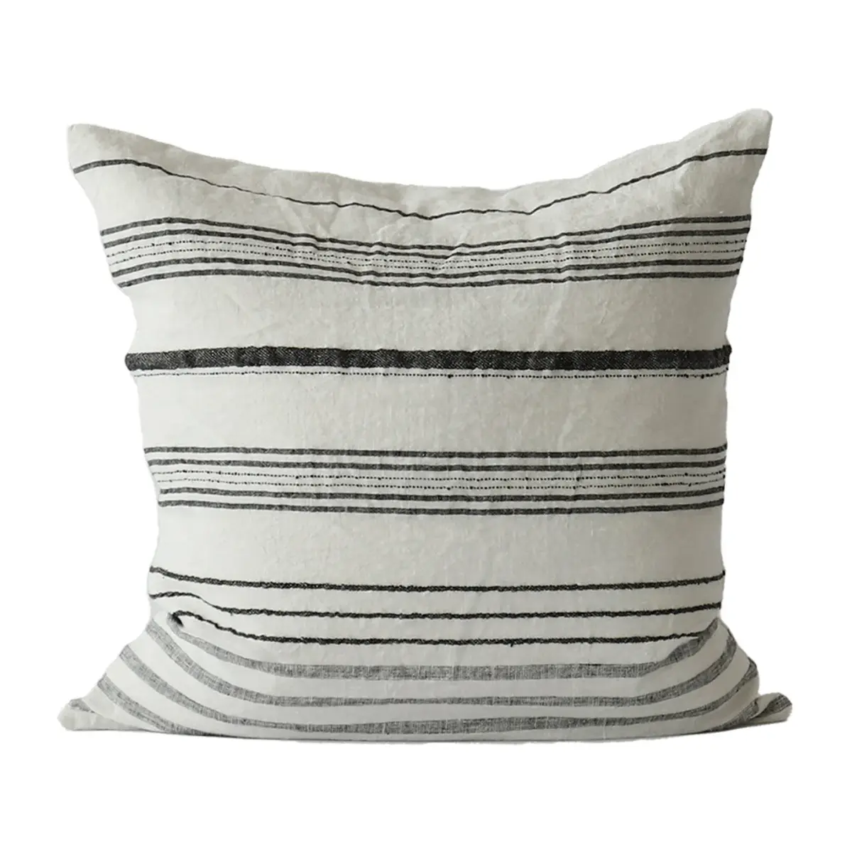 Noelle putetrekk lin 50 x 50 cm, White/black