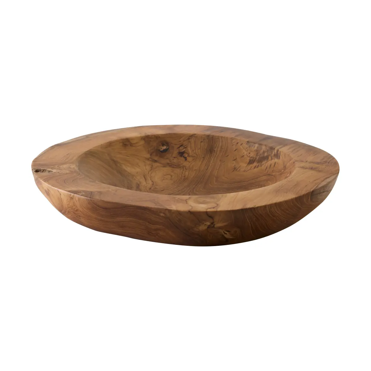 Teak serveringsskål, Large, Ø40 cm