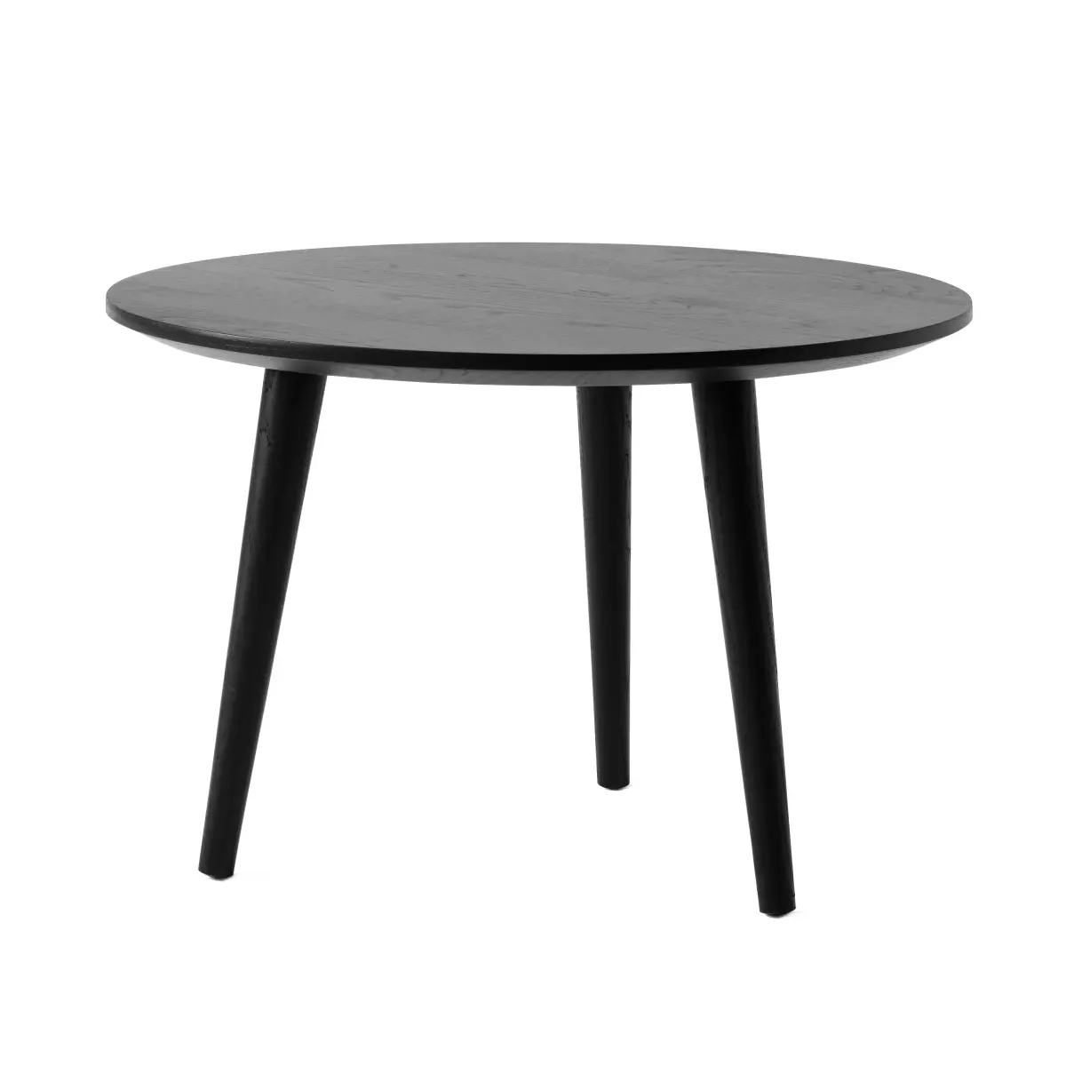 In Between salongbord SK14 Ø60 cm, Black lacquered oak
