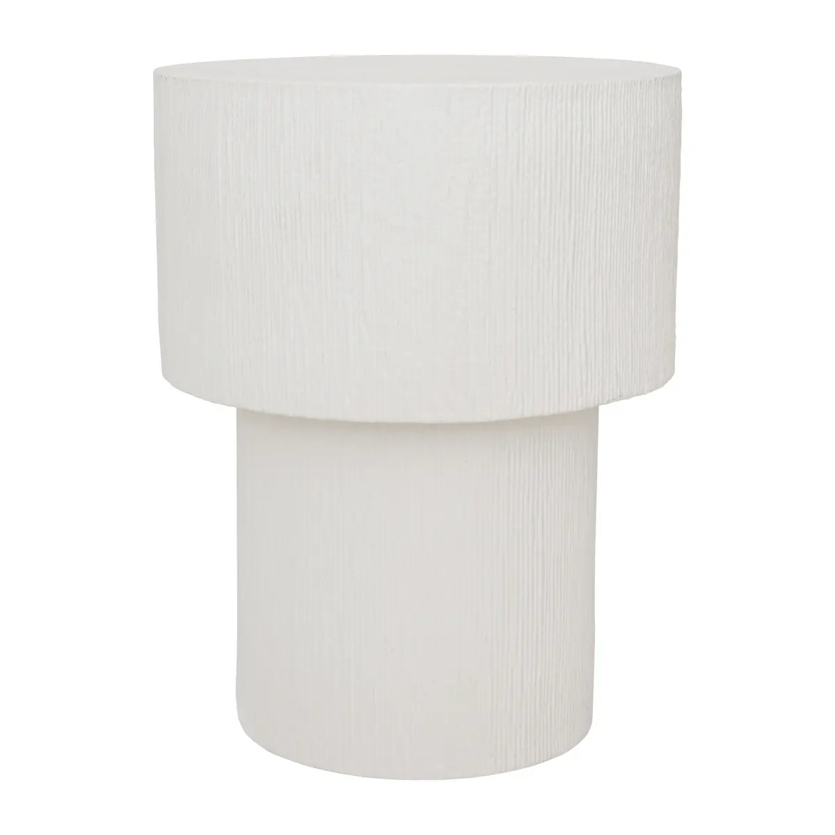 Alezio sidebord Ø28,7 cm, Off white