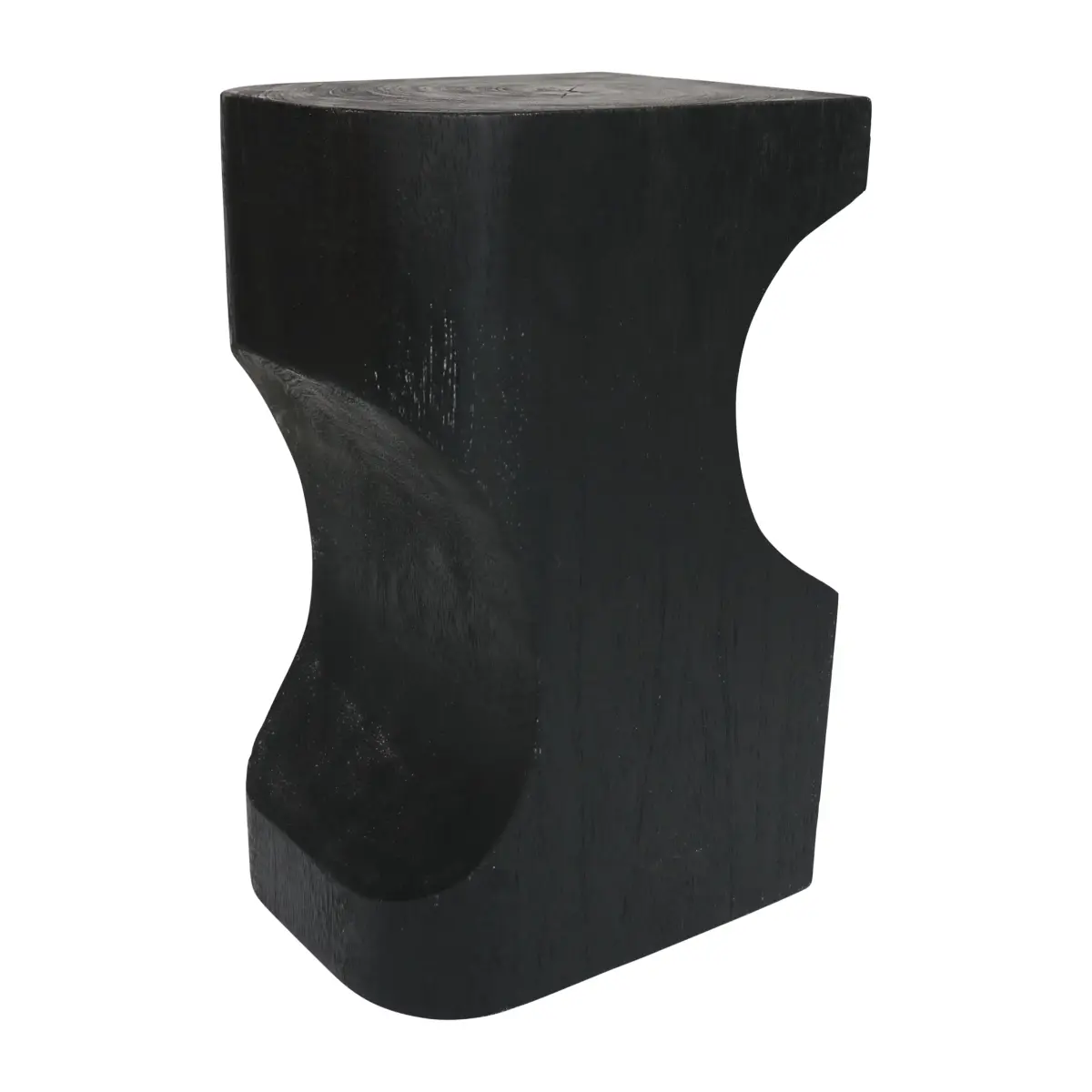 Curved sidebord, Svart