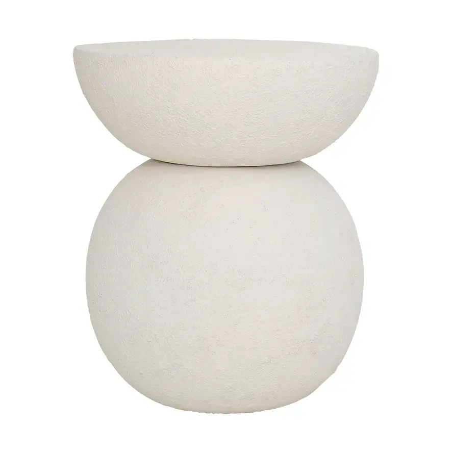 Umi sidebord Ø37x44 cm, Off white